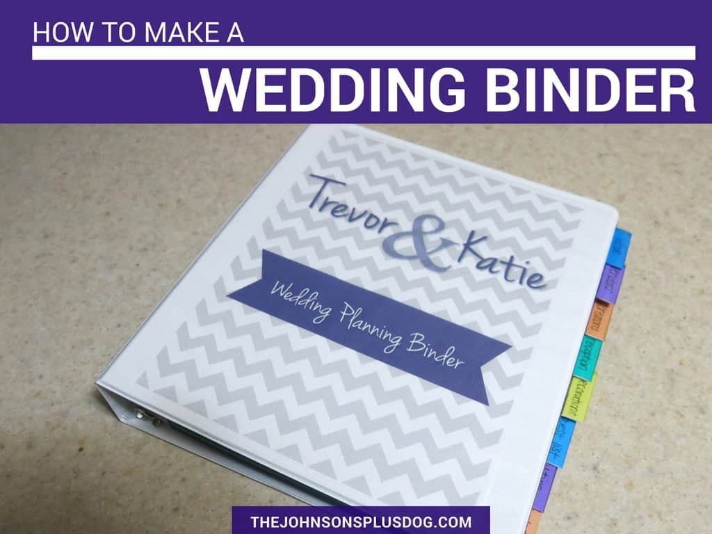  How To Make A Wedding Binder Making Manzanita
