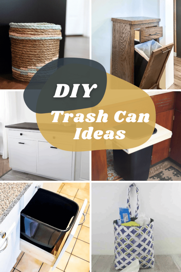 15 DIY Trash Cans You Can Make Yourself Making Manzanita