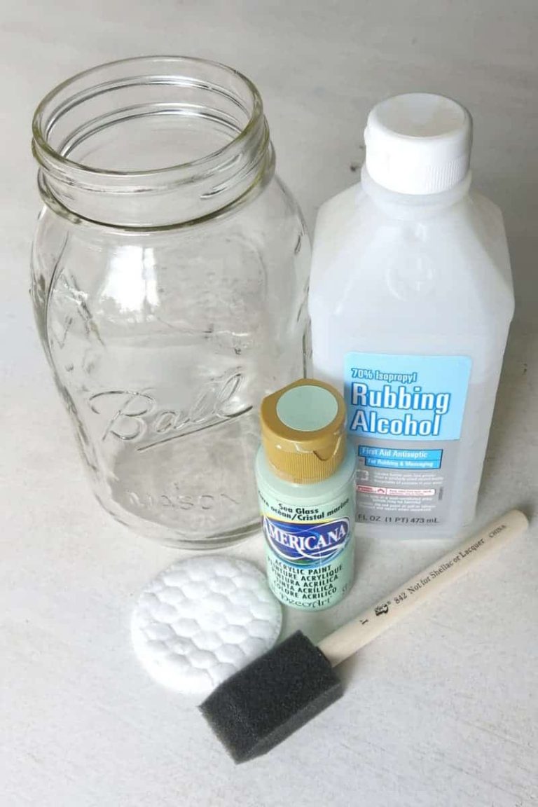 How To Paint Mason Jars - Making Manzanita