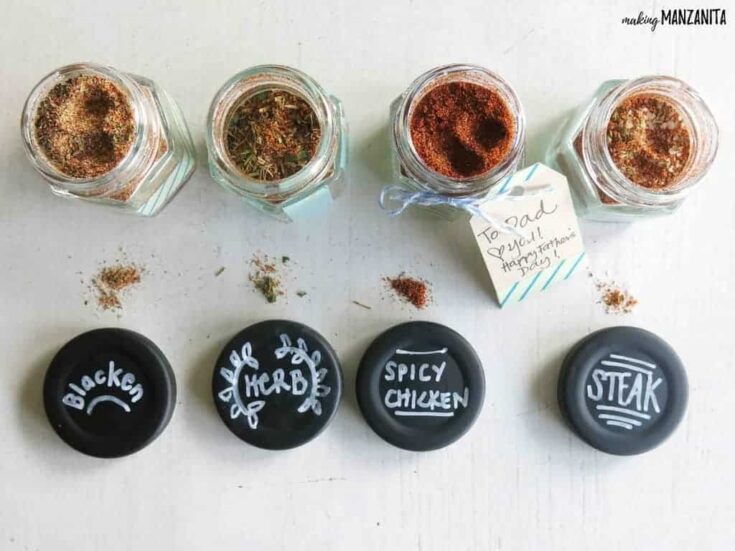 DIY spice shaker tutorial - and make your own cool lid!