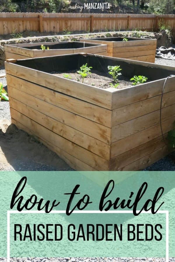 DIY Cedar Raised Garden Beds | CHEAP & EASY - Making Manzanita