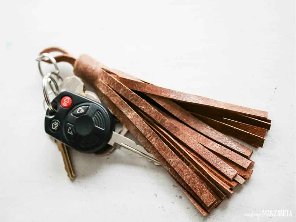 How to Make DIY Leather Keychains 2 Ways