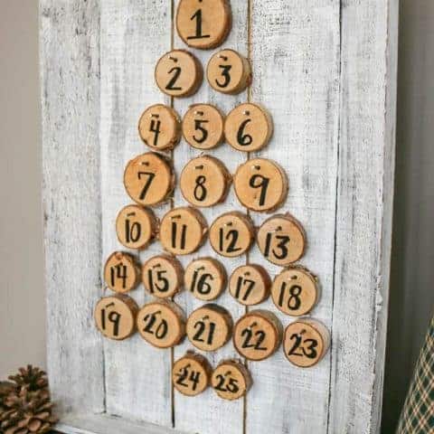 Farmhouse Advent Calendar to Countdown Christmas - Making Manzanita