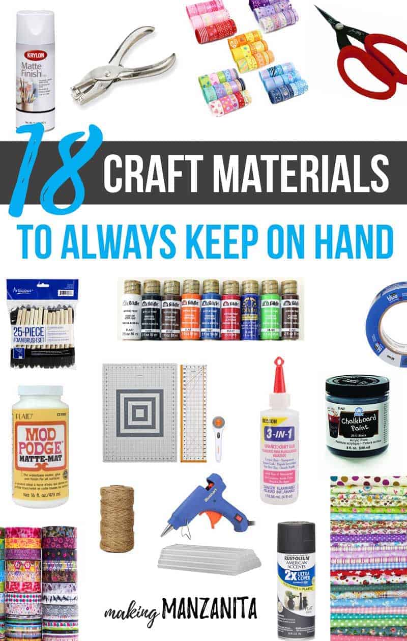 craft materials list