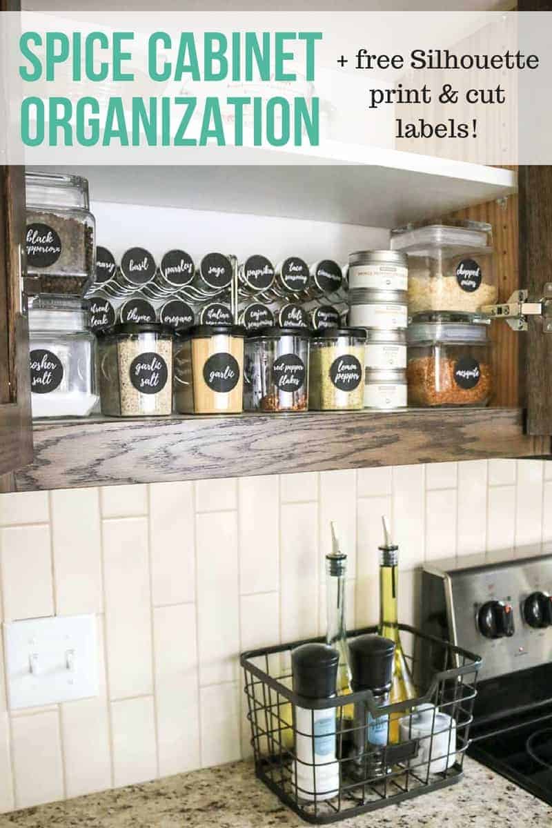 Customized Spice Jar & Pantry Labels Kitchen Labels -   Kitchen  organization pantry, Kitchen organization diy, Pantry makeover
