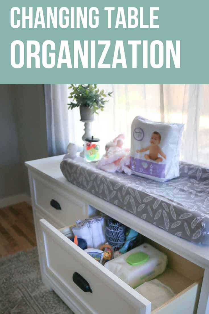 Baby Changing Table Organization Making Manzanita