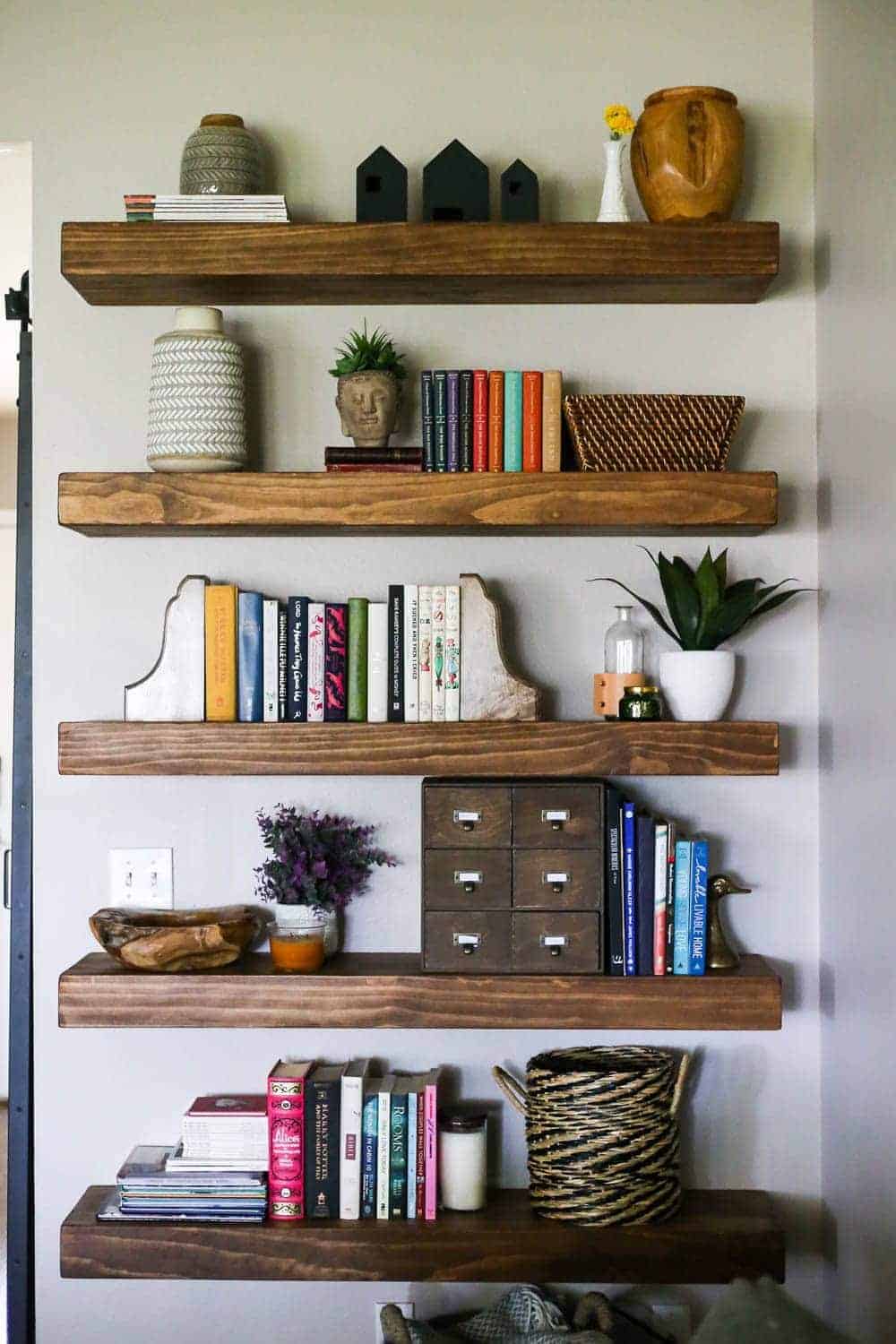 How To Decorate Shelving Like A Pro - Making Manzanita