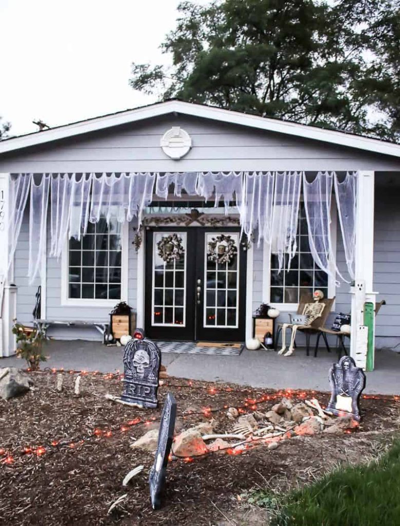 Halloween Porch Decor With The Home Depot Making Manzanita