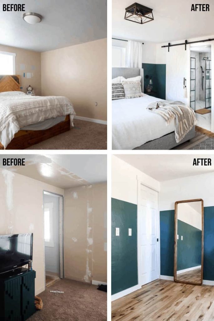 Green Boho Bedroom Remodel Reveal - Making Manzanita