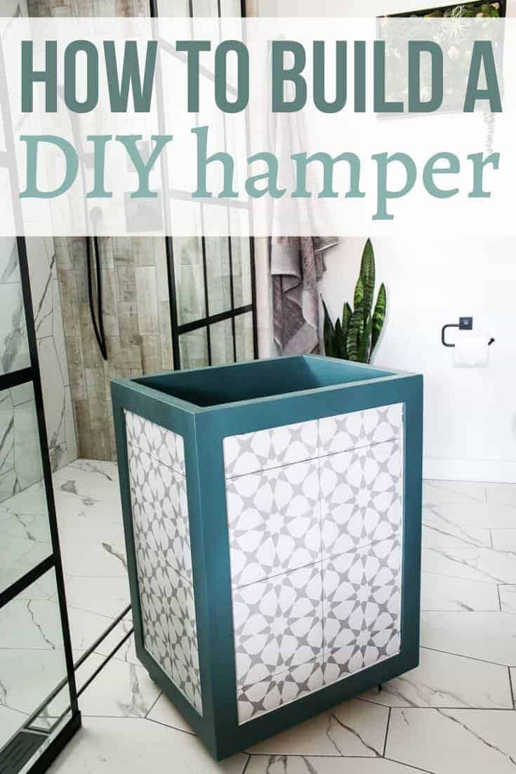 DIY Hamper With Tile Inlay (Step by Step Tutorial) - Making Manzanita