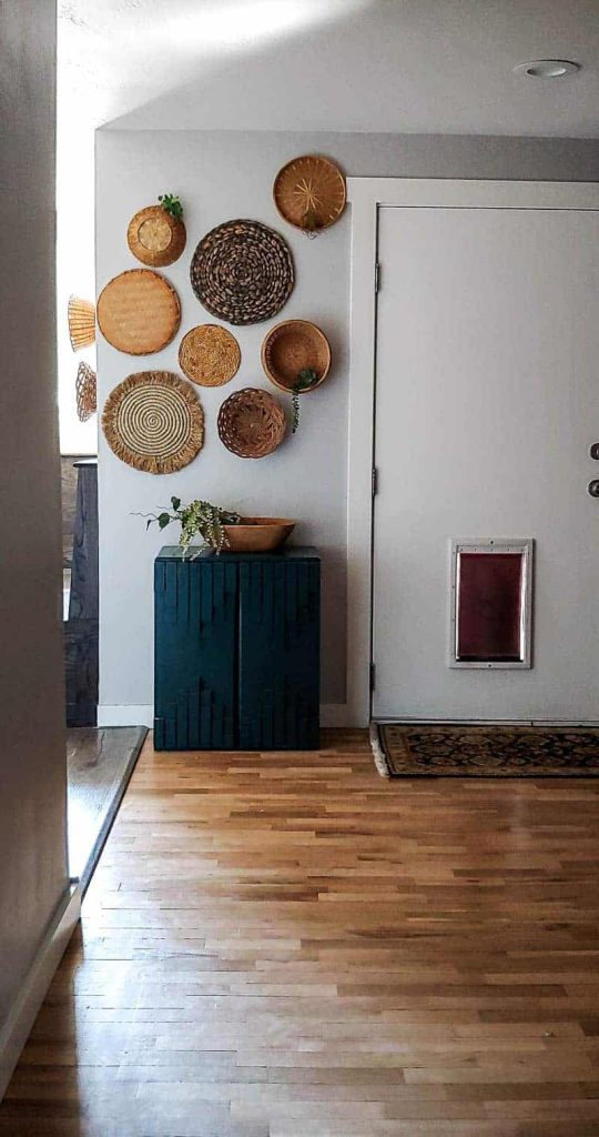 Wicker Baskets On Wall (Tips & How To Hang) - Making Manzanita