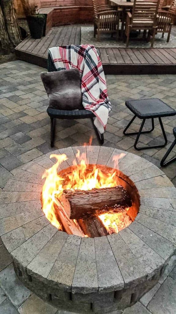 How To Build A Fire Pit With Pavers - Making Manzanita