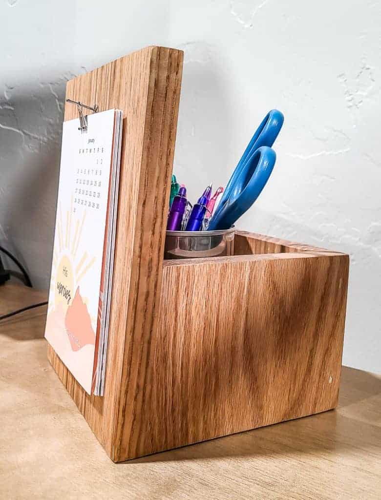 DIY Desk Calendar & Wooden Pencil Holder Making Manzanita