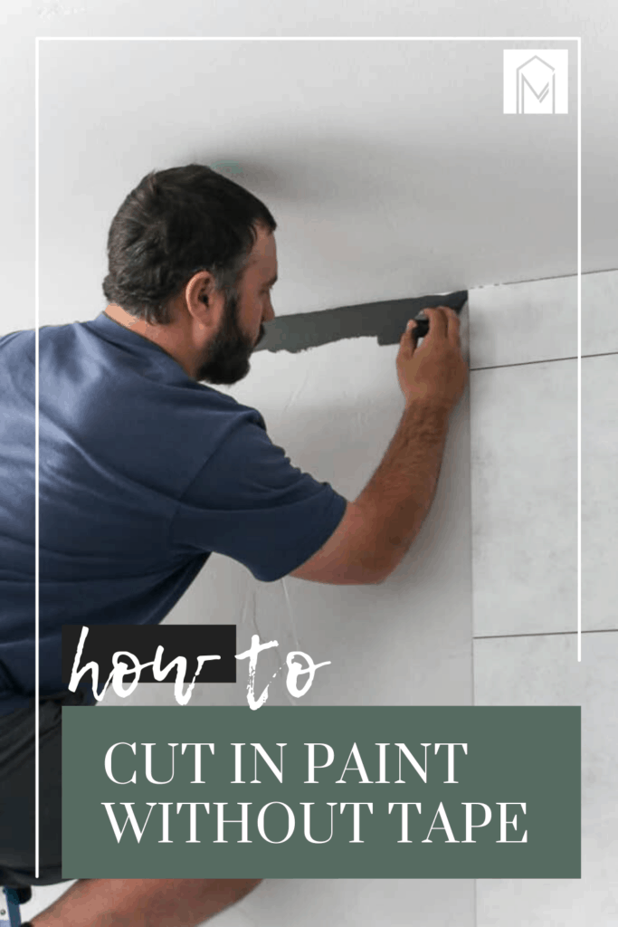 How To Cut In Paint without Painter's Tape - Making Manzanita