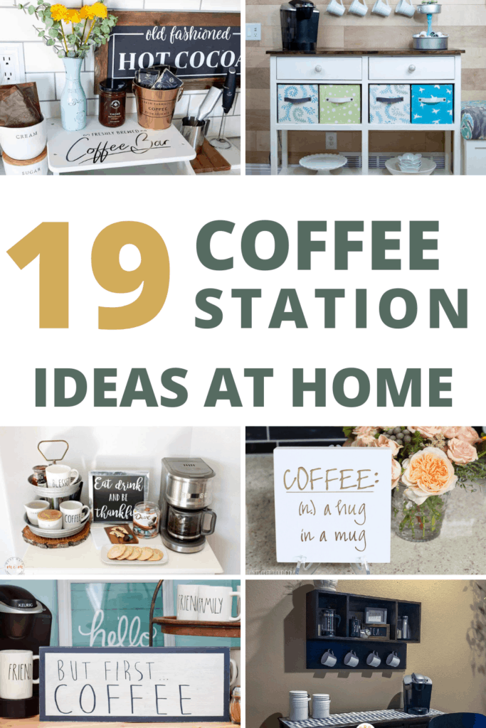 23+ Kitchen Coffee Bar Ideas ( STYLISH ) - Coffee Stations