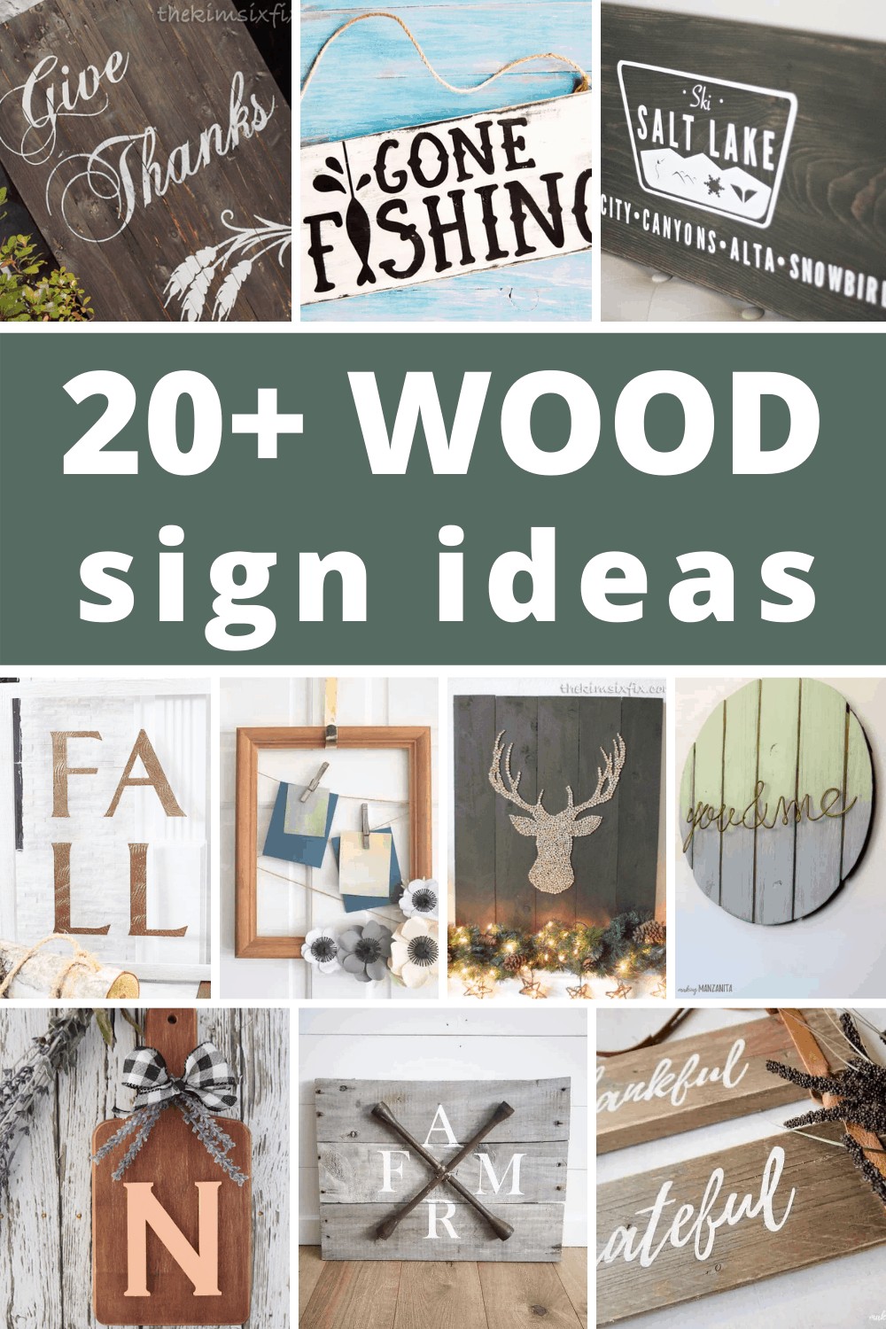 25+ Wooden Sign Ideas For Your Home - Making Manzanita