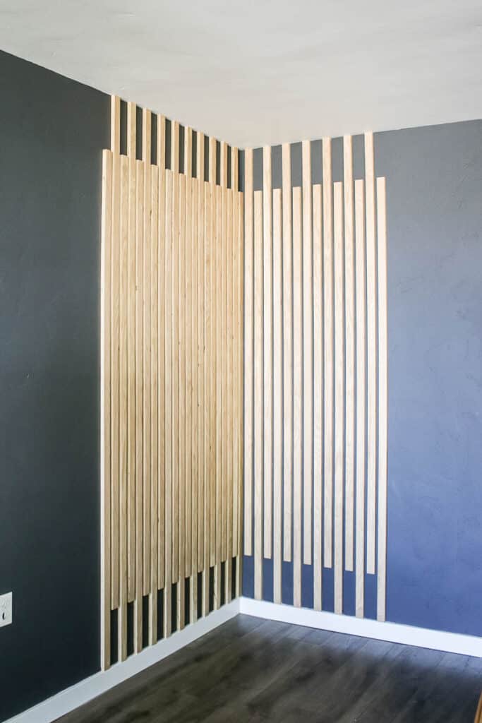 DIY WOODEN SLATS WALL (INDUSTRIAL STYLE) - How did we do it? 