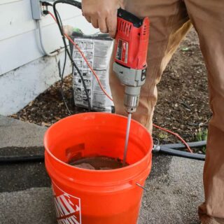 How To Mix Thinset Mortar For Tile + 6 Beginner Tips - Making Manzanita