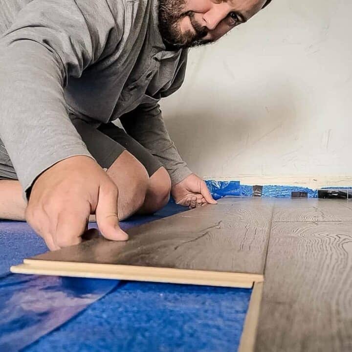 How To Install Flooring on Concrete - Making Manzanita