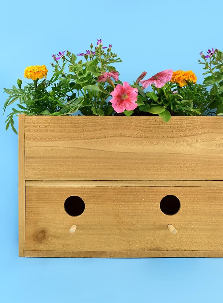 Make these easy Wooden Planter Covers - Dossier Blog