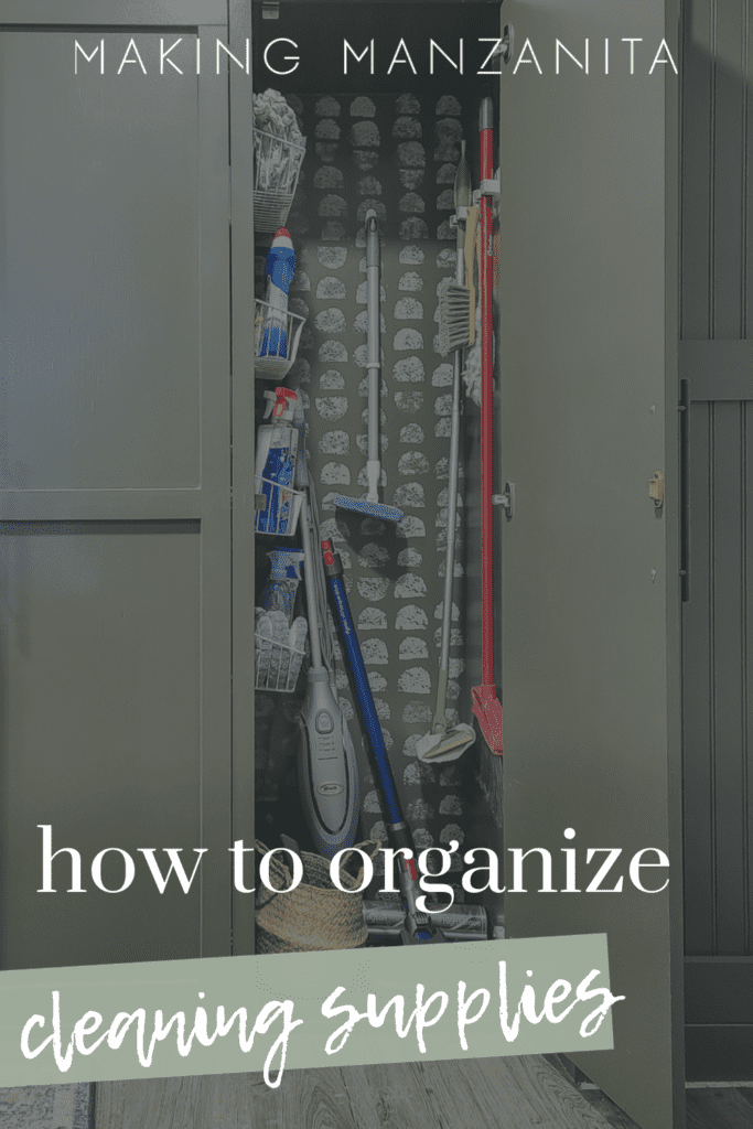 Organising Your Cleaning Supplies, by Justlife