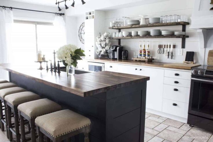 18 Gorgeous White Kitchens with Black Hardware - Making Manzanita