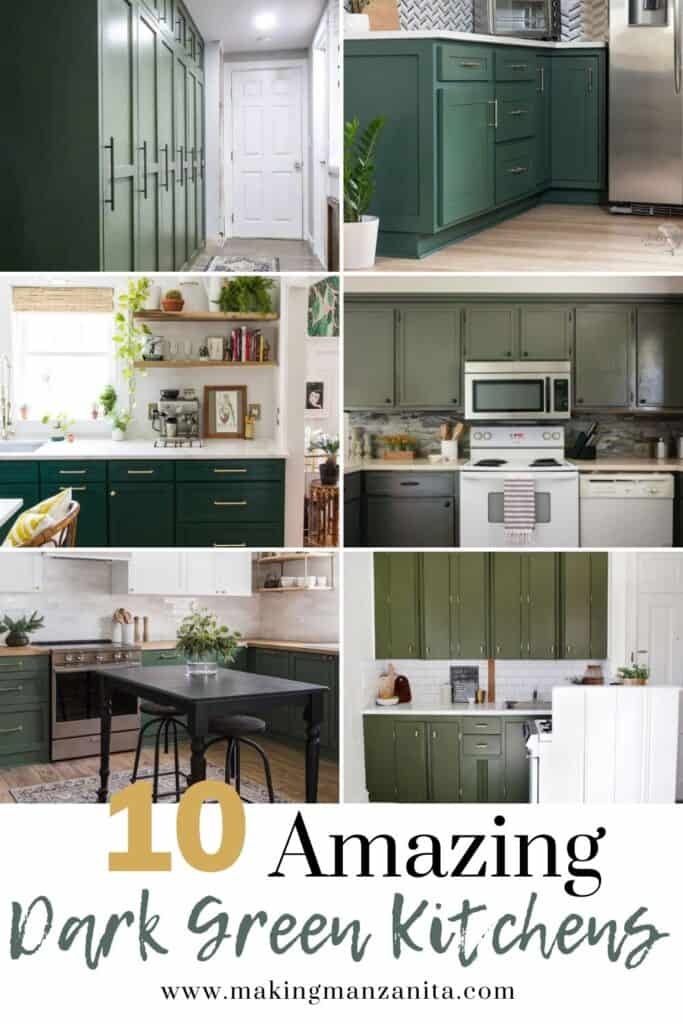 Green Kitchen Cabinet Inspiration - Bless'er House