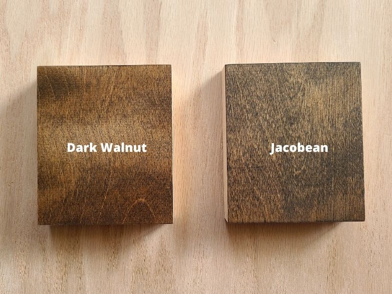 Jacobean Vs Dark Walnut 