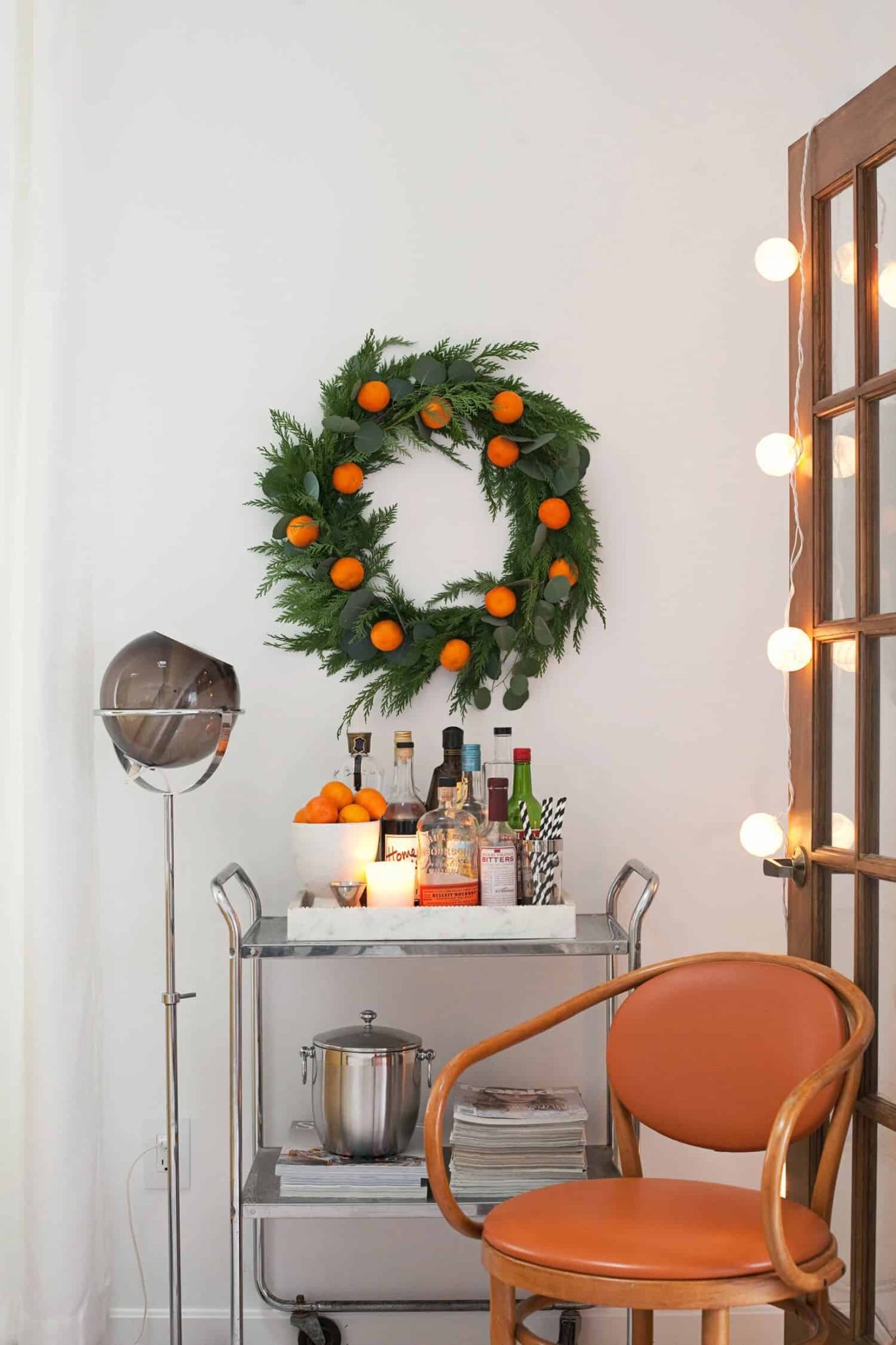 26 Indoor Wreath Decorating Ideas You Ll Wanna Steal Making Manzanita   IMG 4350 1365x2048 