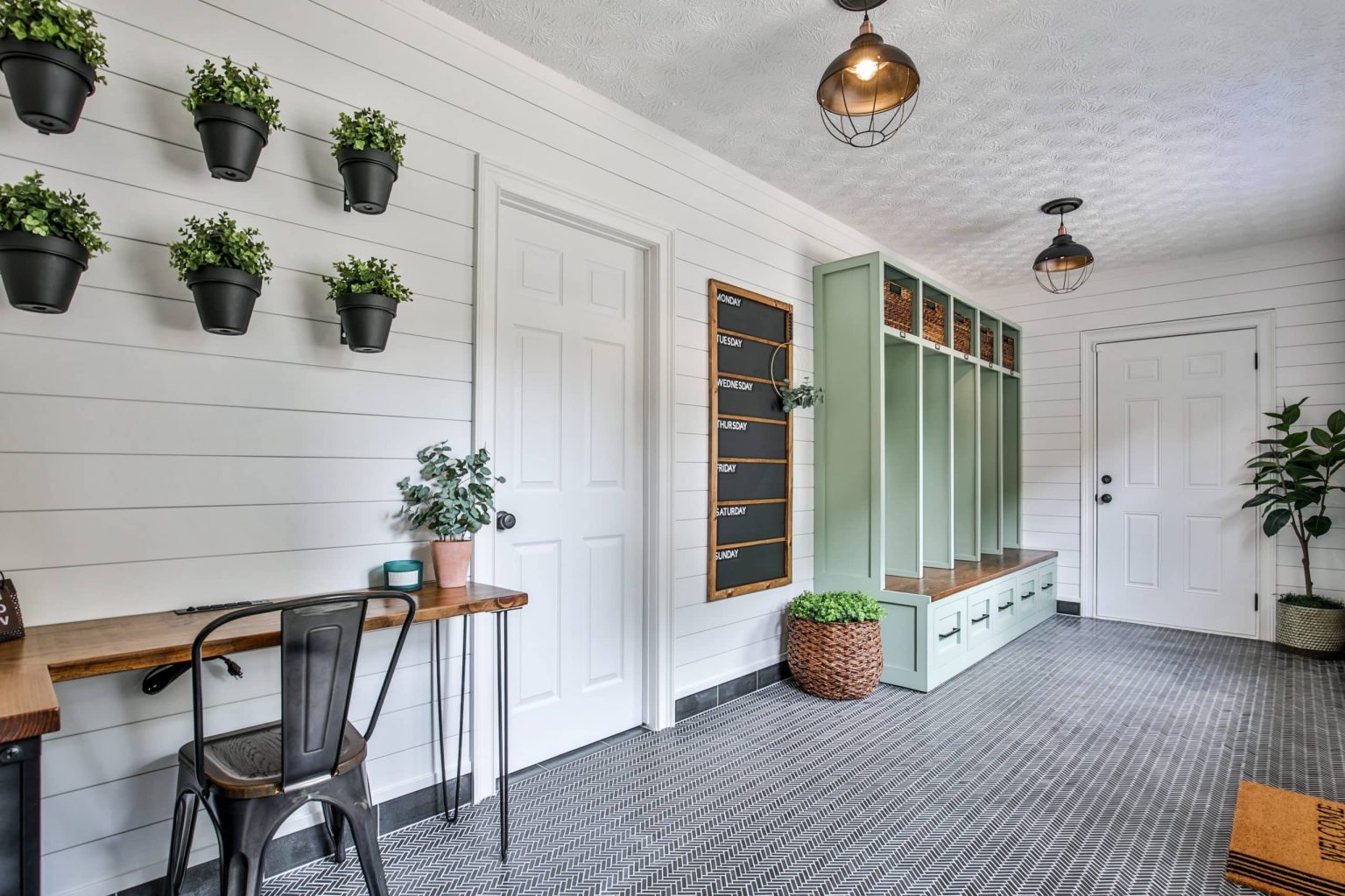 Gorgeous Shiplap Laundry Room And Mudroom Ideas - Making Manzanita