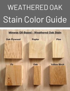 Minwax Weathered Oak: Stain Color Guide - Making Manzanita