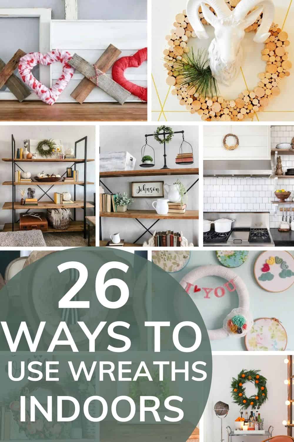 26 Indoor Wreath Decorating Ideas You Ll Wanna Steal Making Manzanita   Indoor Wreath Decorating 1 