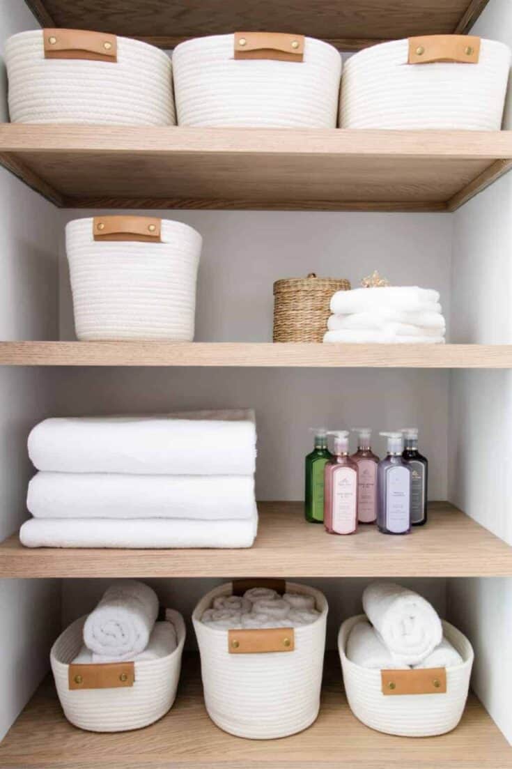 Attempt your hand at one of these Do It Yourself bathroom shelves