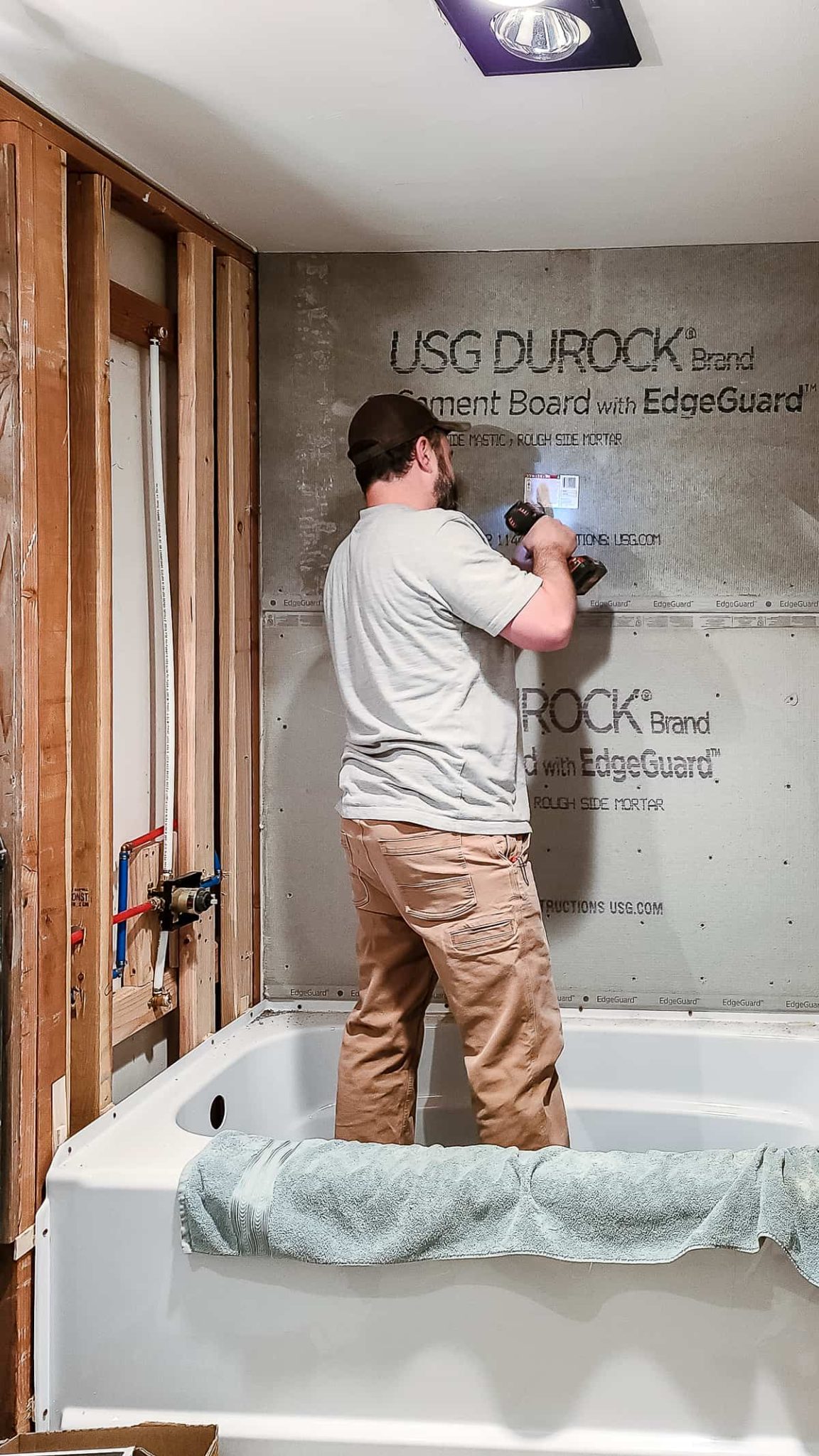 how-to-install-durock-cement-board-making-manzanita