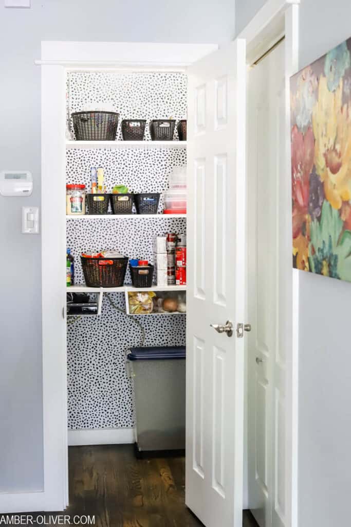 Rainbow DIY Bookshelf with Built in Cabinets - Amber Oliver