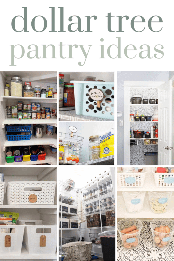 Genius Dollar Tree Pantry Organization Ideas - Making Manzanita