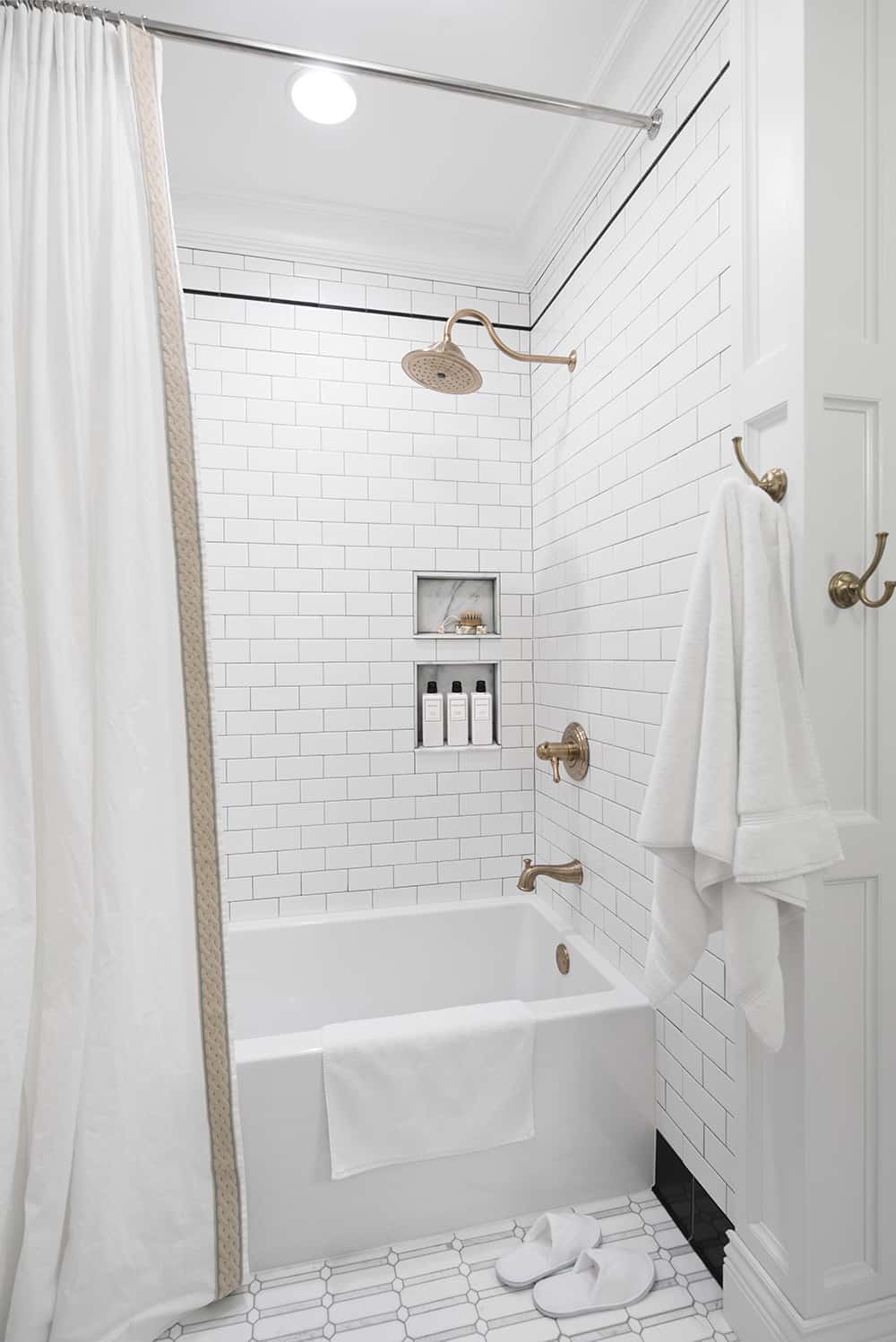 Timeless Ideas for White Subway Tile in Bathroom - Making Manzanita