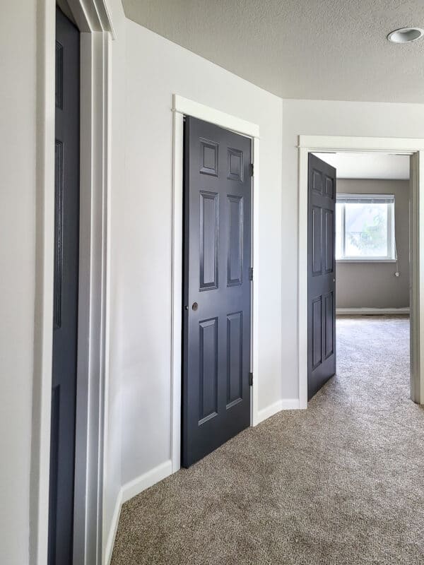 Guide for Painting Interior Doors Black or Dark Gray - Making Manzanita