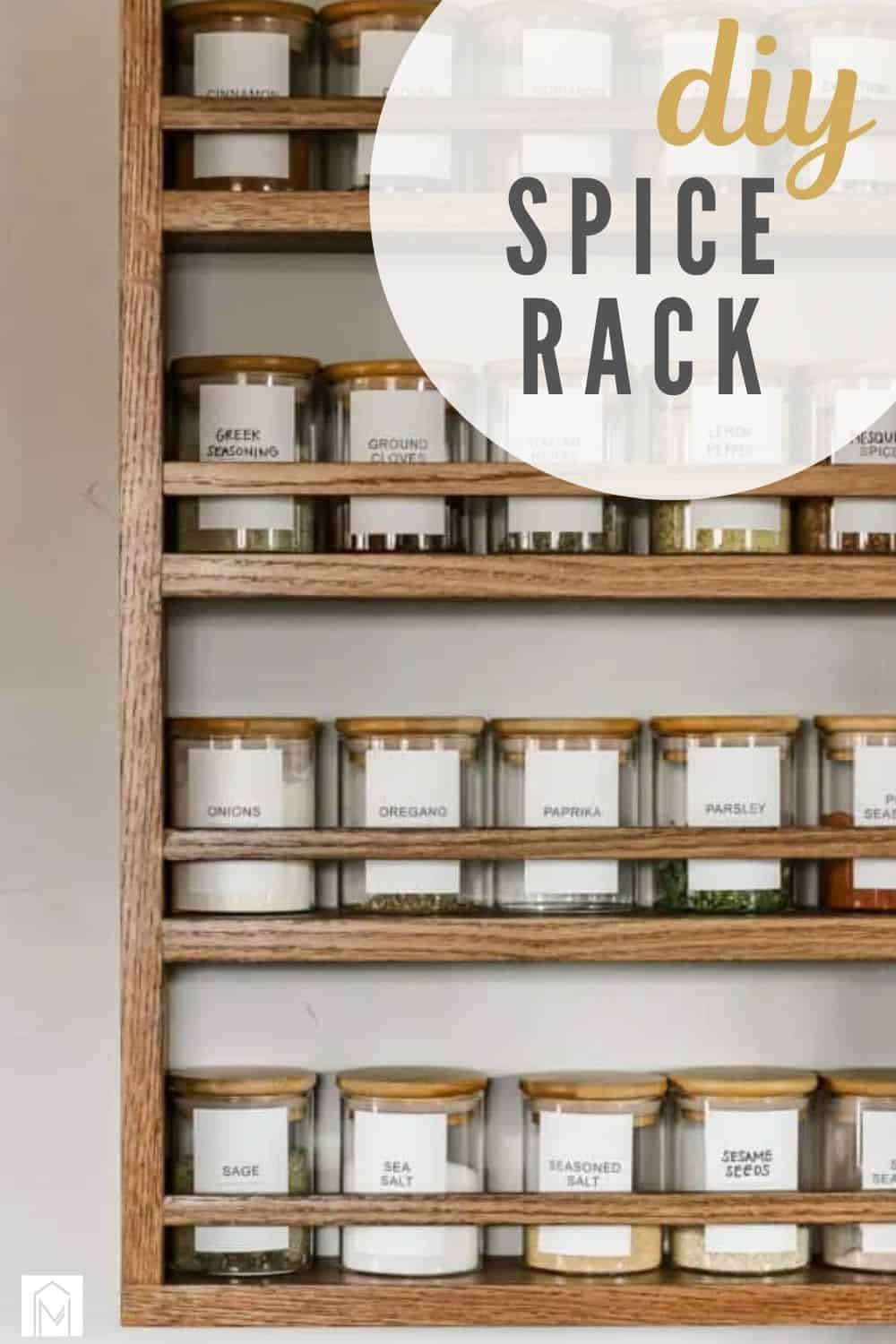 DIY Spice Rack with Free Woodworking Plans - Making Manzanita