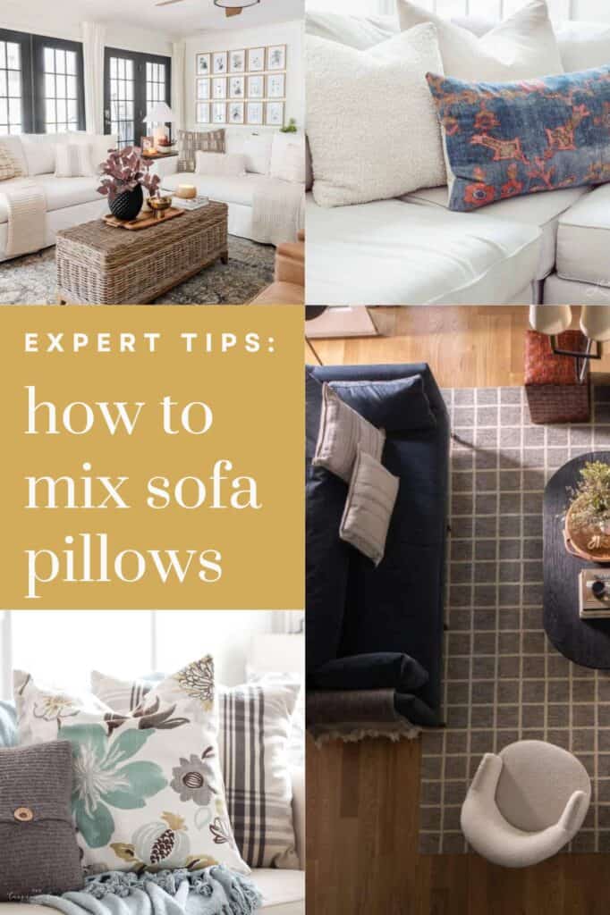But srsly: how to mix and match pillows on a sofa