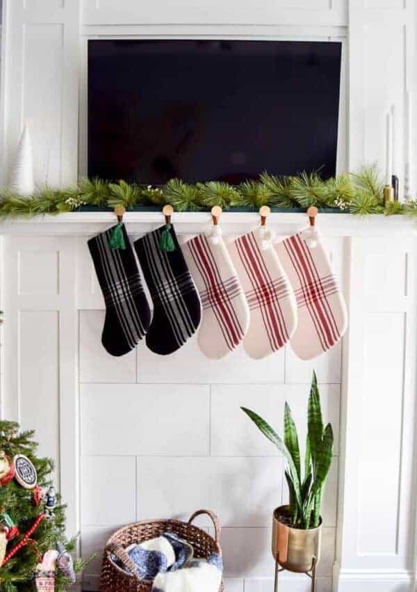 18 Christmas Stocking Display Ideas - Making Manzanita