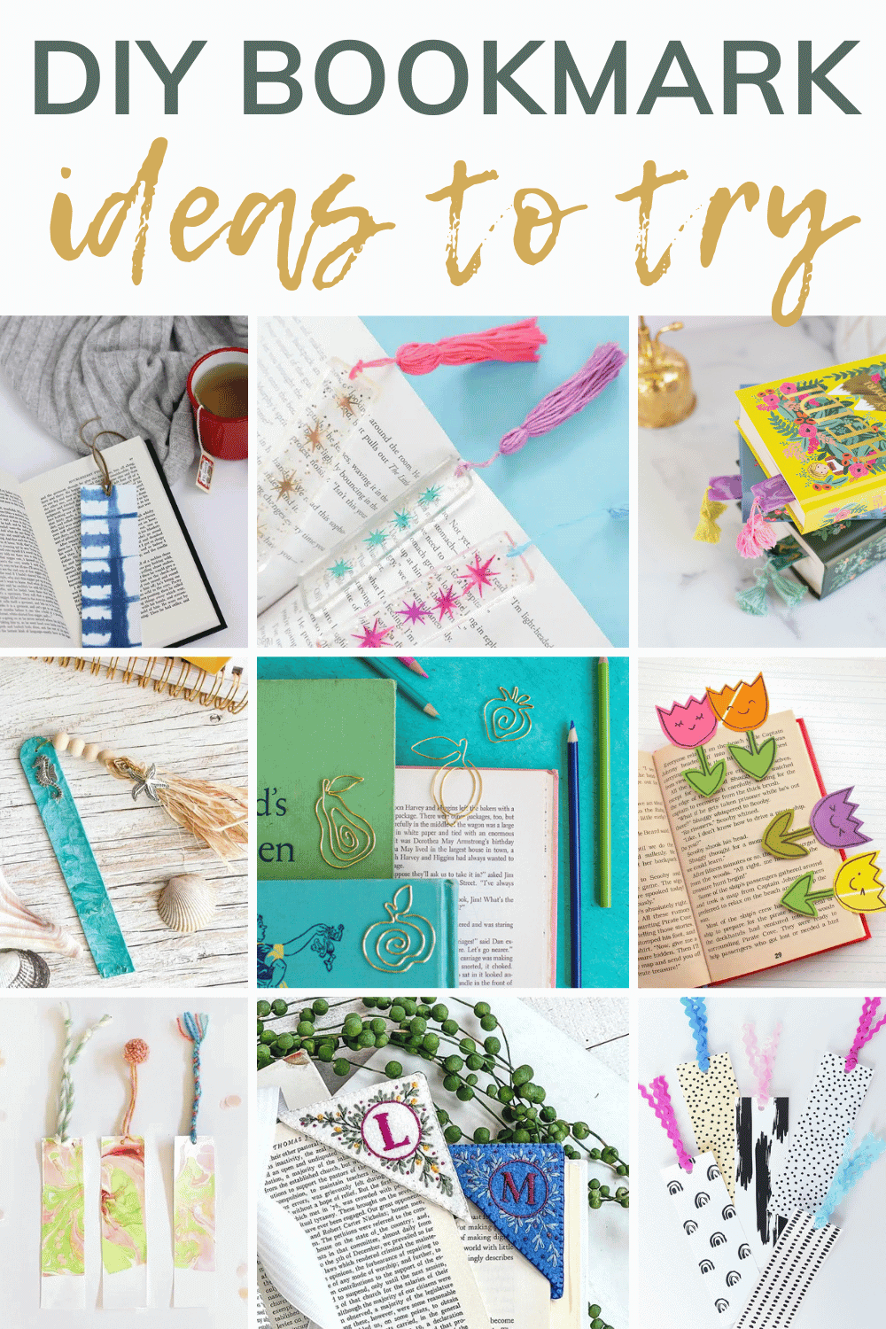 28+ DIY Bookmark Ideas to Try - Making Manzanita