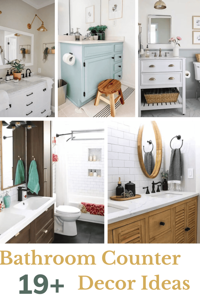 bathroom counter decorating ideas