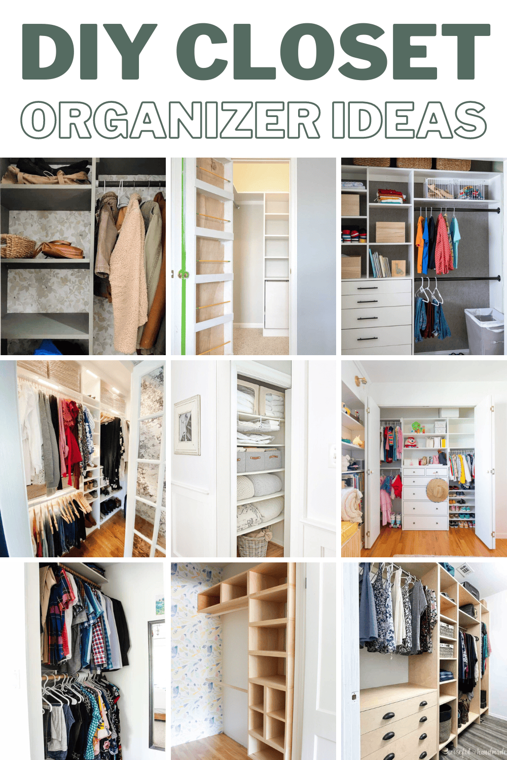 DIY Closet Organizer Ideas to Keep Your Small Space Tidy - Making Manzanita