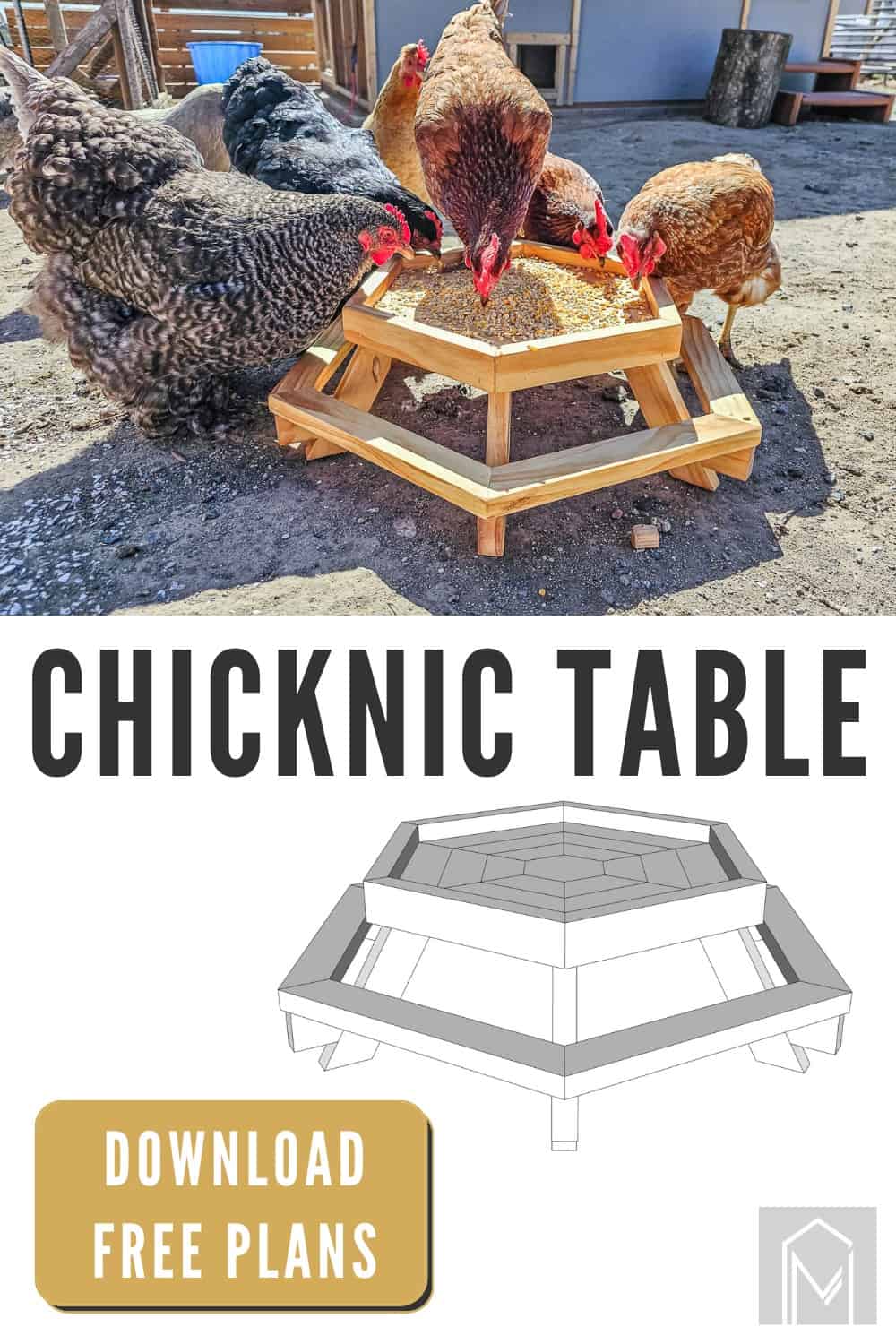 DIY Chicknic Table Plans - Making Manzanita